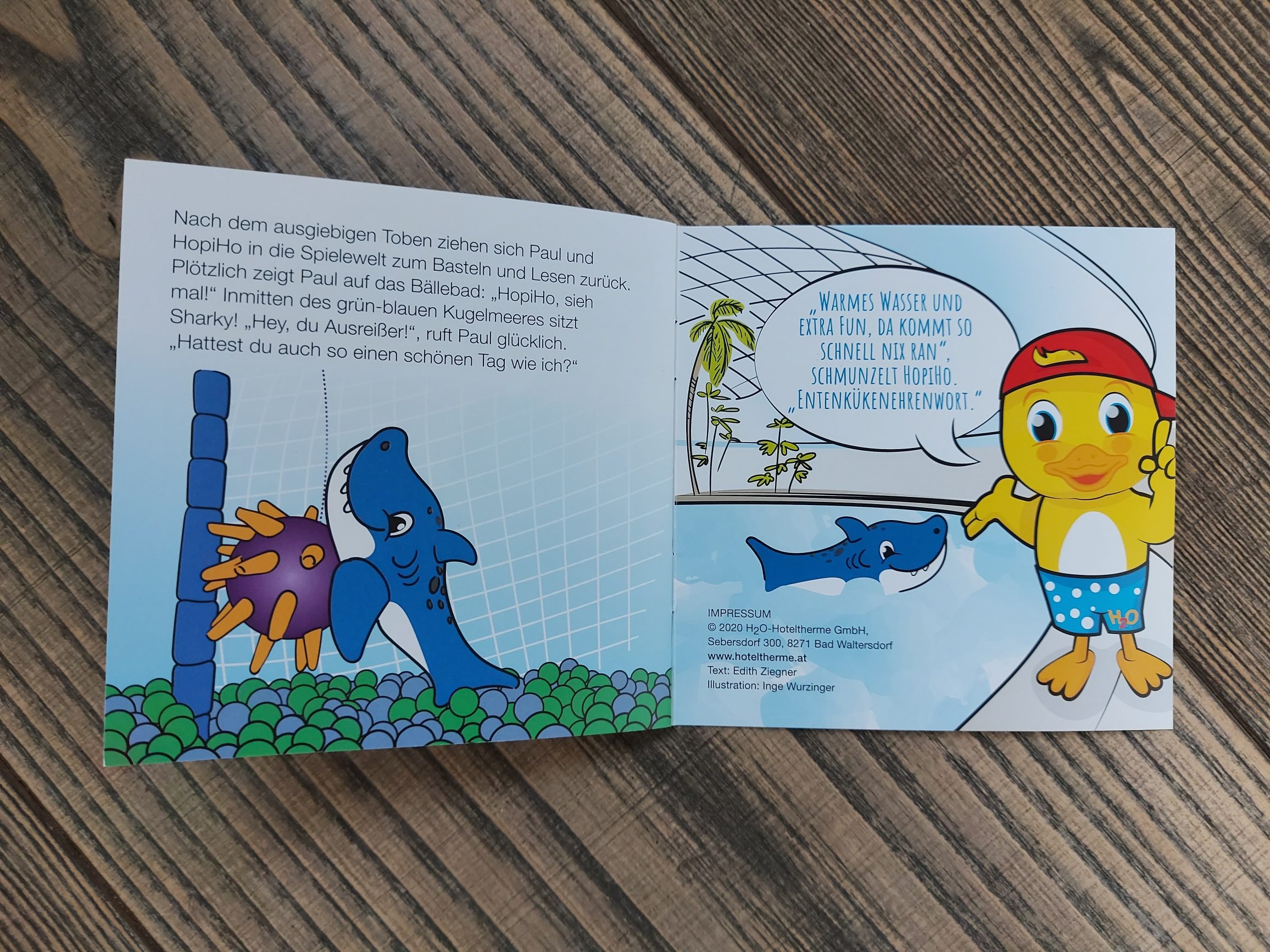 Bilderbuch im Pixi-Format „HoPiHo und der verlorene Sharky“